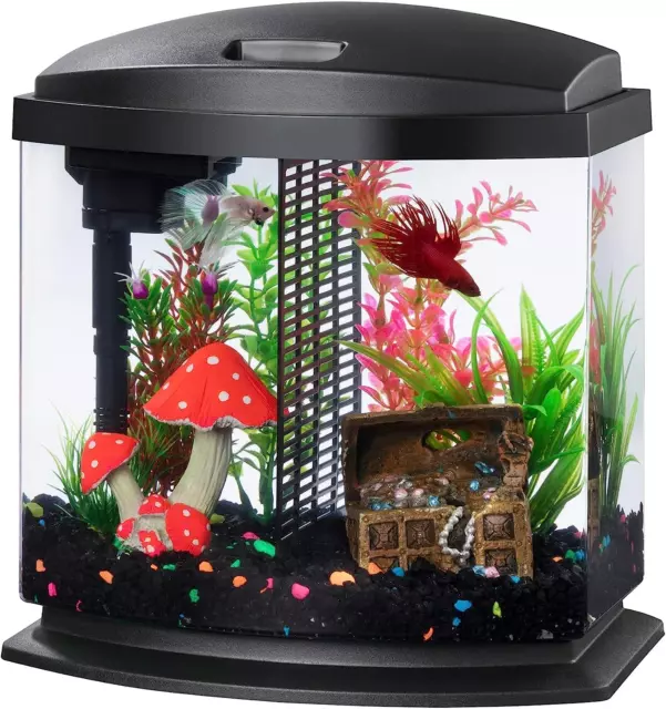 Aquarium Kit - 2.5G with SmartClean Technology Healthy Fish Environment Begin