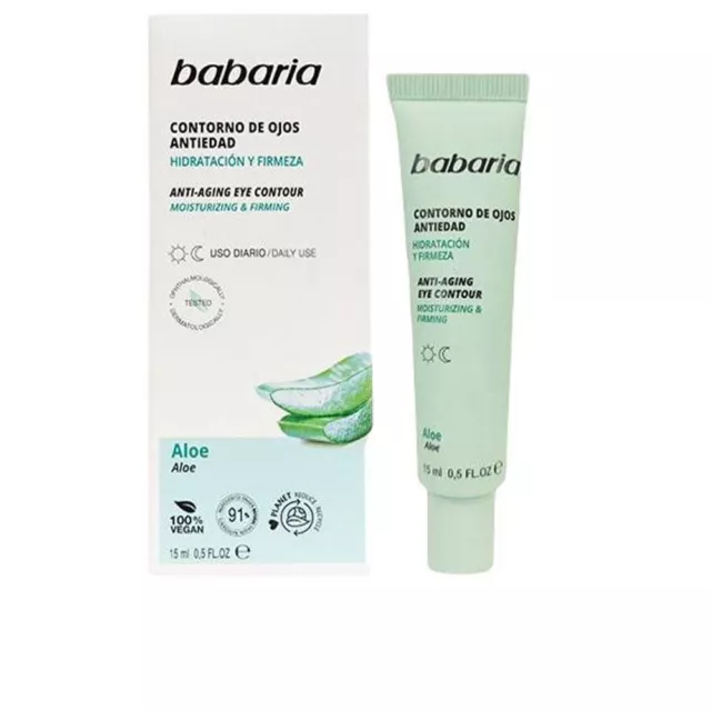 Cosmétique Visage Babaria women ALOE VERA contorno ojos 15 ml