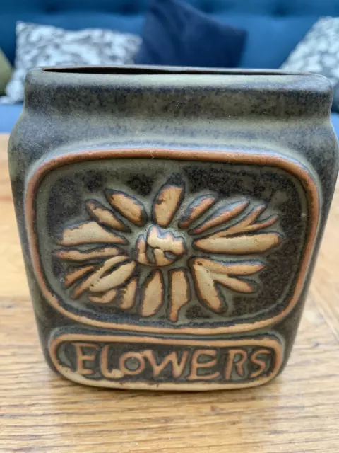Tremar Pottery - Flower Vase Small - Cornish Stoneware - Vintage 1970's