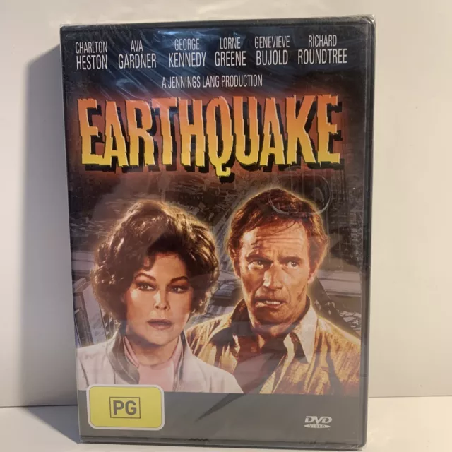 Earthquake Dvd Jennings Lang Film Movie Region 4 New Sealed Charlton Heston