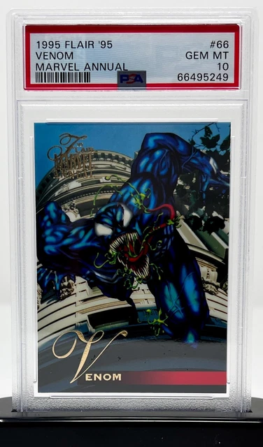 1995 Flair Marvel Annual Venom (#66) PSA 10 Gem Mint (Population 22)
