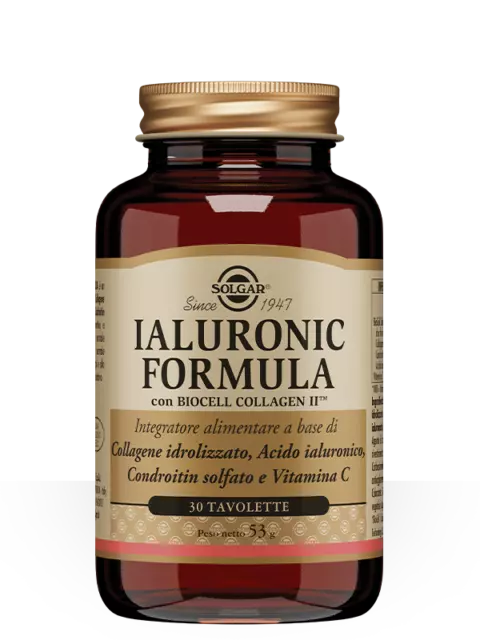 Ialuronic Formula Solgar 30 Tavolette