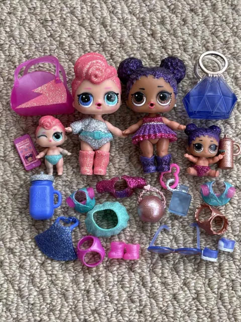 LOL BIG GOLD Surprise Purple Stardust Queen Big Lil Sister