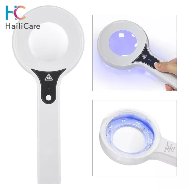 Woods Lamp Skin Analyzer For Skin UV Magnifying For Beauty Facial Testing Light