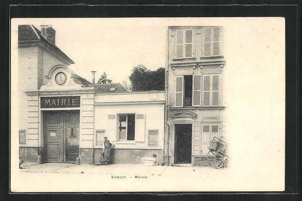 CPA Ermont, Mairie, vue de Hôtel de Ville