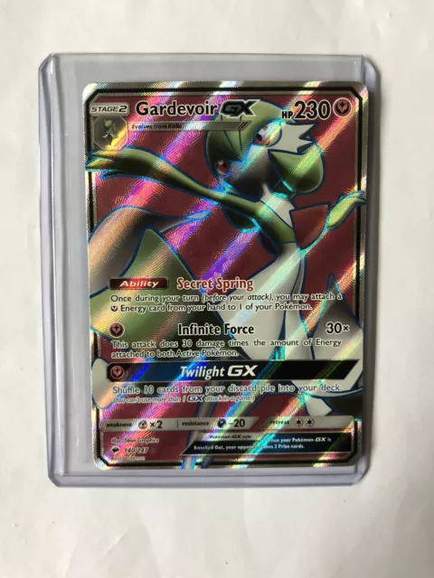 Gardevoir GX Full Art 140/147 Pokemon Card Burning Shadows Near Mint Minus (NM-)
