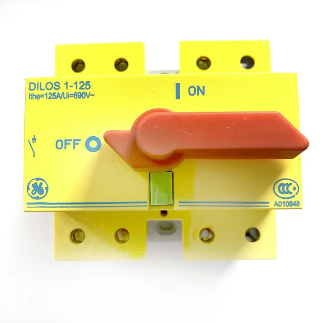 GE LoadBreak DILOS 1-125 125A Disconnettore switch a010848 61317-203 fase 3 poli