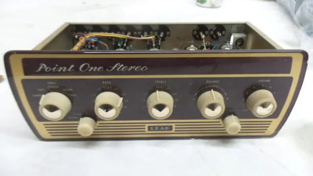 LEAK Point One  Stereo vintage valve pre amplifier, for restoration