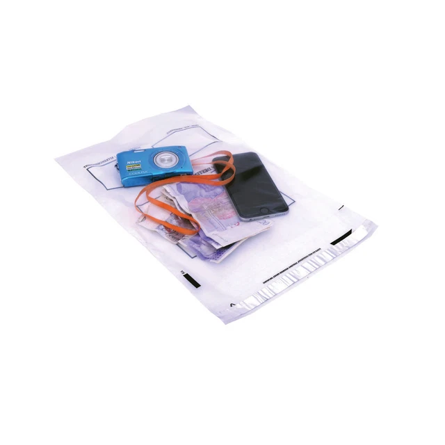 GoSecure busta politene extra resistente 240x320 mm confezione trasparente da 100 PB2424