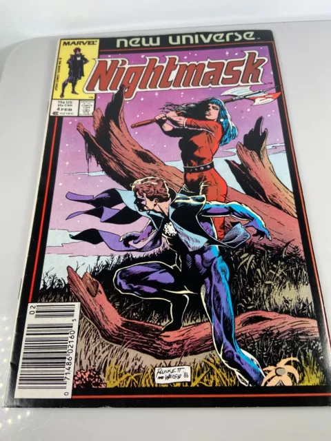 Nightmask #4 February 1987 Marvel Comic Book
