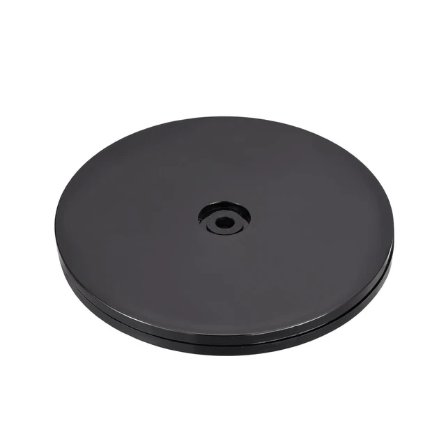 6" Rotatorio Giratorio Soporte con Acero Bola Rodamientos Lazy Susan Base, Negro