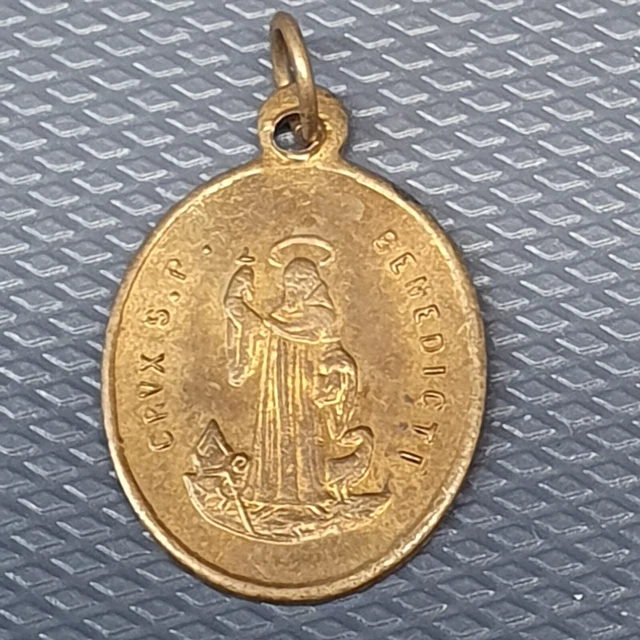 Lot De 10 Pendentifs Religieux Ovales En Métal Avec Strass – Pour Colliers, Porte-Clés, Création Bijoux – Environ 3,6x2,5 Cm