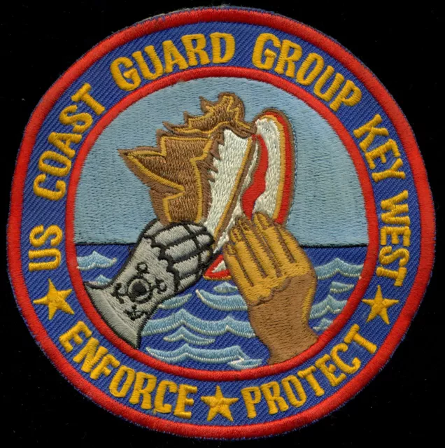 USCG Coast Guard Group Key West Enforce Protect Patch N-5