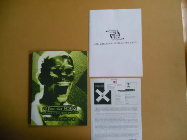 BERURIER NOIR - TA RAGE N'EST PAS PERDUE FRANCE PROMO VADE RETRO ( BOOK , lp )
