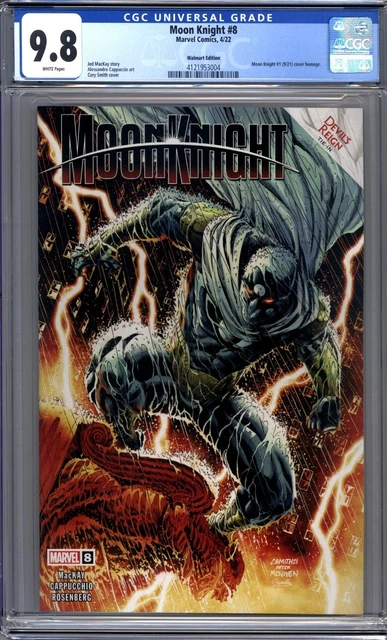 Moon Knight #8  Walmart Exclusive Variant    1st Print  CGC 9.8