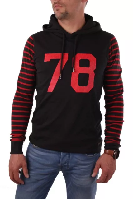 Diesel Homme Sweat à Capuche Fossios Pull Noir Gr. S