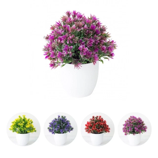 Flores Artificiales Decoración Realista del Hogar Flores Artificiales para Decoración del Hogar Hermosas