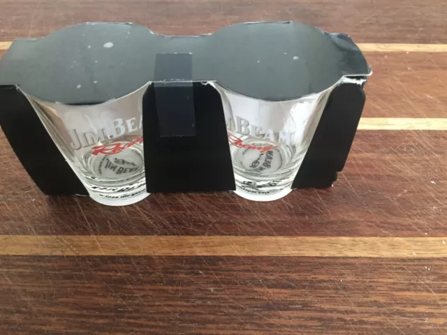 Jim Beam Racing V8 Supercars shot glasses