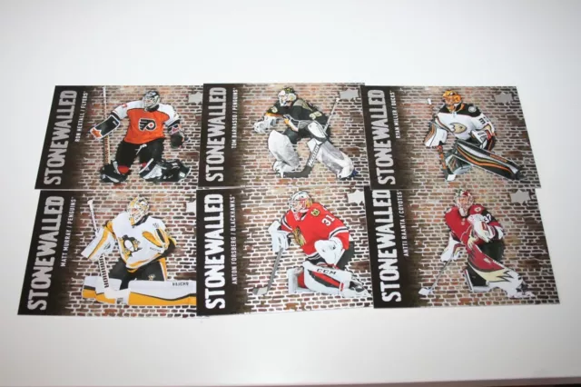 2018-19 Upper Deck Series 1 Stonewalled (Pick From List)