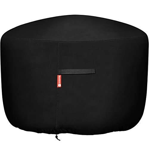 Round Gas Fire Pit / Table Cover - Heavy Duty 600D Polyester with PVC Coating...