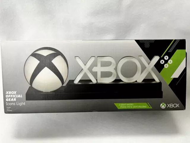 Xbox Gear - Paladone Icons Light - 3 Light Modes- Brand New 🥇
