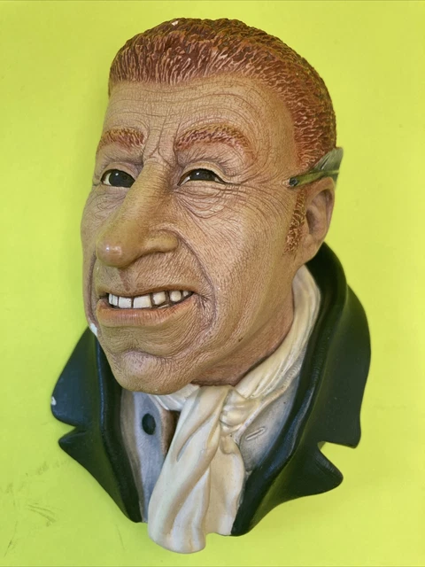 VINTAGE BOSSONS CHALKWARE Head 1964 Congleton England Uriah Heep Figure ...