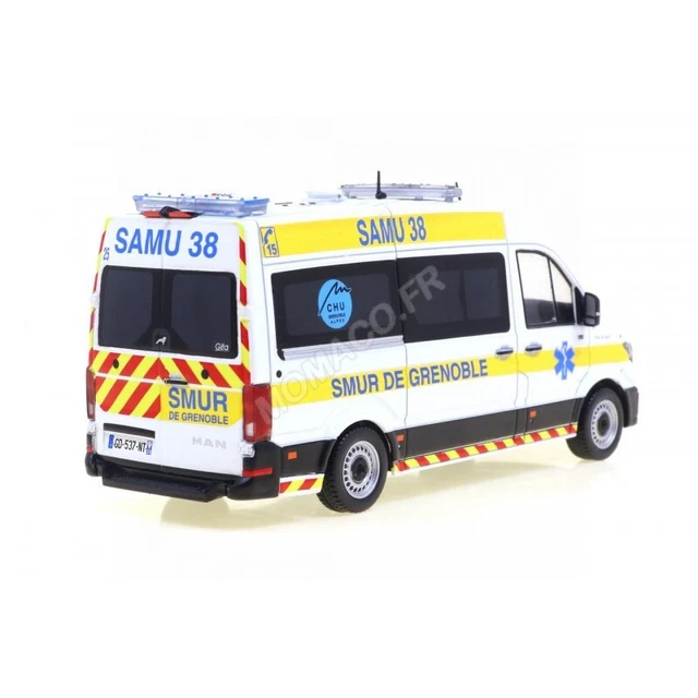 Transporter Van T6 SAMU 01 SMUR De Bourg-En-Bresse 1/43 En Métal Série