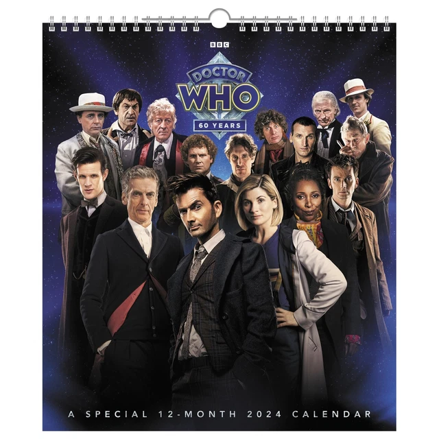 DOCTOR WHO SPECIAL Edition 2024 Monthly Wall Calendar 13 x 15 Wall