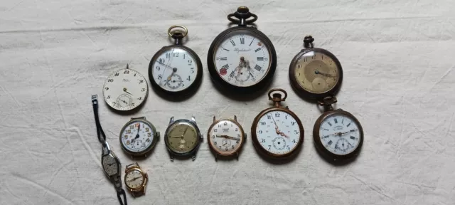 Lot d'anciennes montres mécanique + gousset