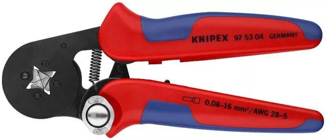 KNIPEX 97 53 04 Auto Réglage Sertissage Pince pour Extrémité Manche