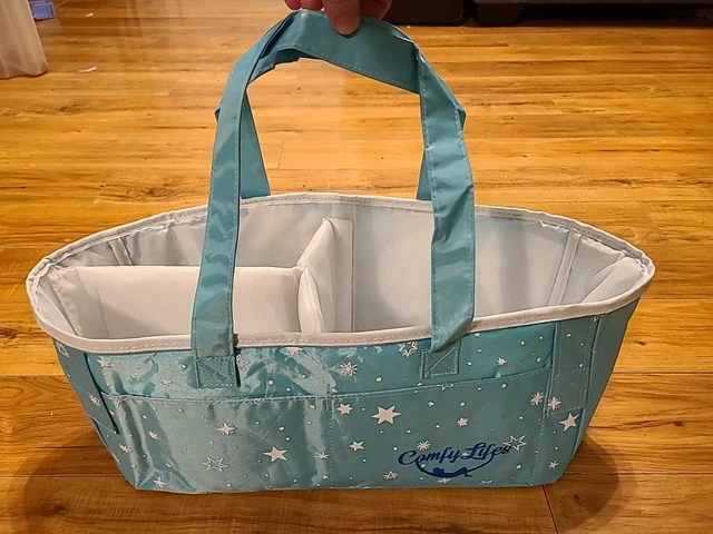 Baby Diaper Caddy Organizer & Storage Portable Nursery Holder Bag Comfy Lifes 4