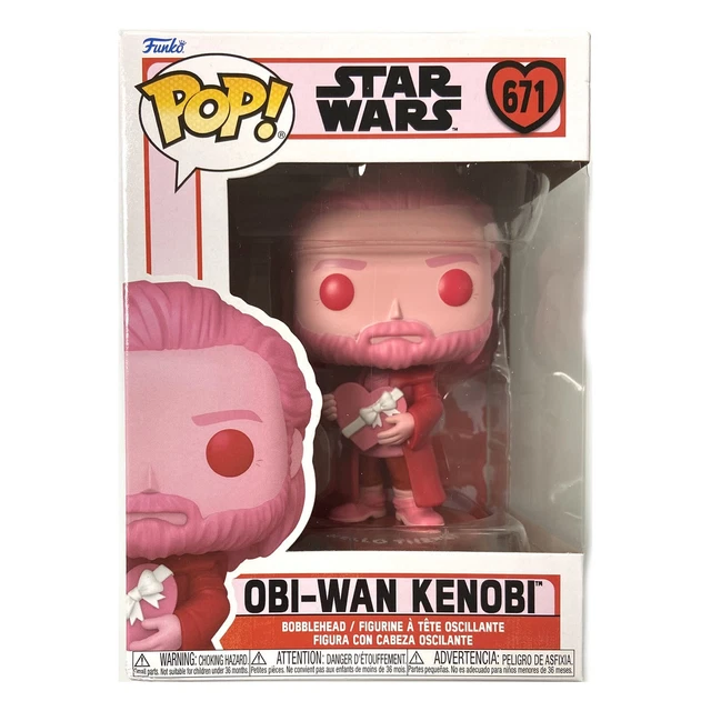 FUNKO STAR WARS POP Valentine 2024 ObiWan Kenobi Vinyl Figure NEW IN