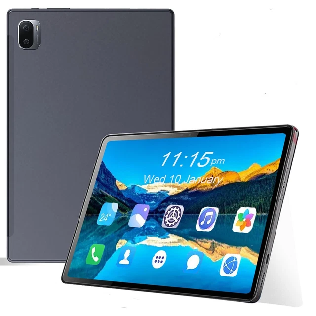 10.1 ZOLL 8GB+256GB Android 12 Tablet Dual SIM 8000mAh Gaming Netflix ...
