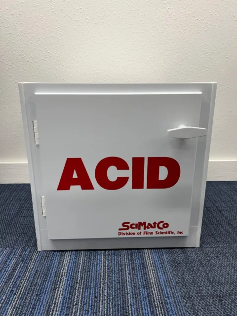 Bench Acid Storage Cabinet SciMatCo SC5000 6x2.5L Bottle Capacity