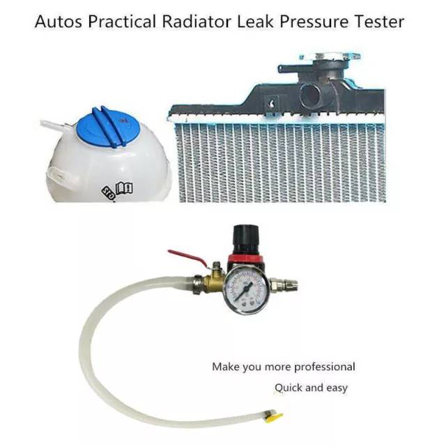 Universal Car Cooling Radiator Pressure Tester Water Tank Detector Checker Tool 2