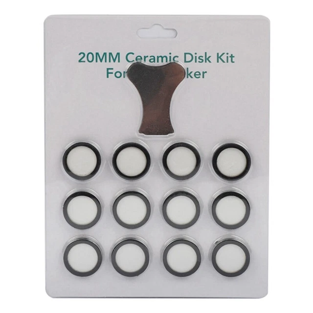 Confezione da 12 produttori nebbia ad ultrasuoni, dischi in ceramica per umidificatore 5294