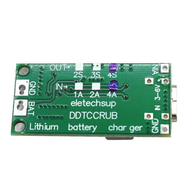 Modulo batteria DC 3,7 V 5 V NAAR 8,4 V 12,6 V 16,8 V step-up tipo C 1 pezzo