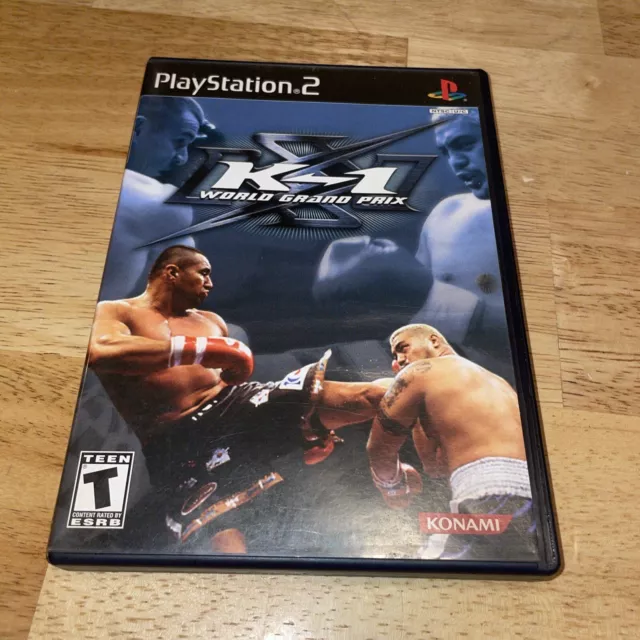 K-1 WORLD GRAND PRIX 2003 PS2 Konami Sony PlayStation 2 From Japan