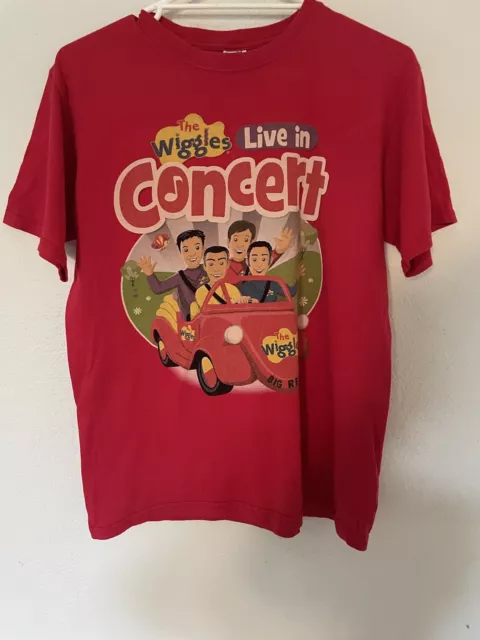 The Wiggles Live In Concert National Tour Vintage T Shirt Wiggles In Big Red Car