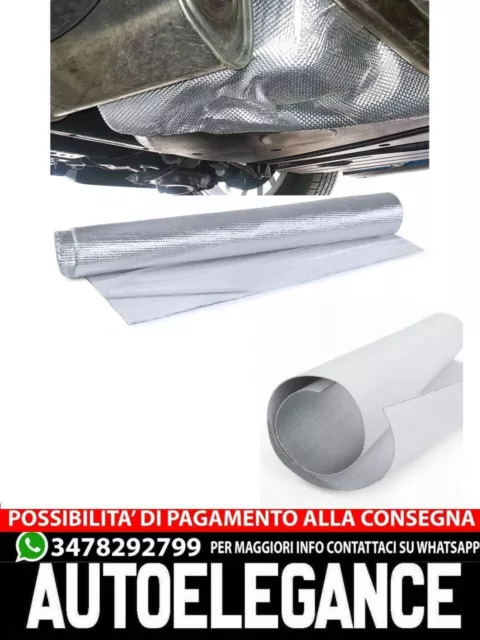 Tappetino di protezione termica di scarico in alluminio ceramico autoadesivo