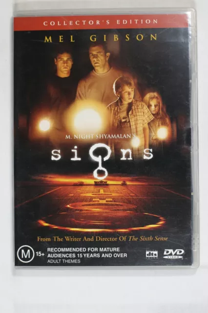 Signs (DVD, 2003) Mel Gibson, Joaquin Phoenix   Reg 4 Preowned (D756)