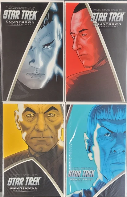 Star Trek Countdown #1-4 IDW Comics Pub. 2009 Complete Full Set! VF-NM 8.0-9.0+!