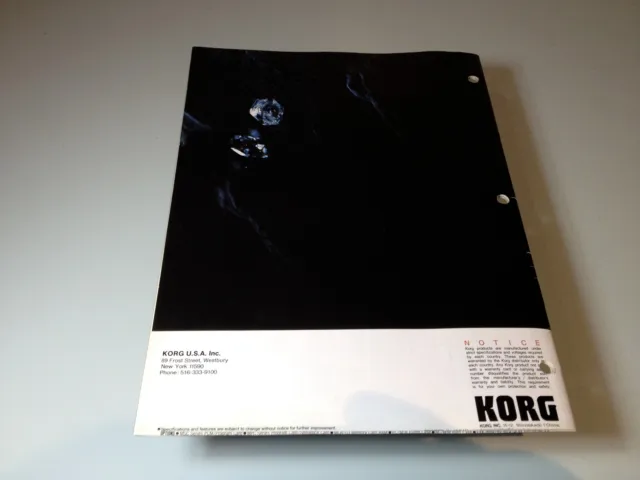 Korg Electronic Musical Instruments Catalog Vol #18 (1989)(Product Brochure) 2
