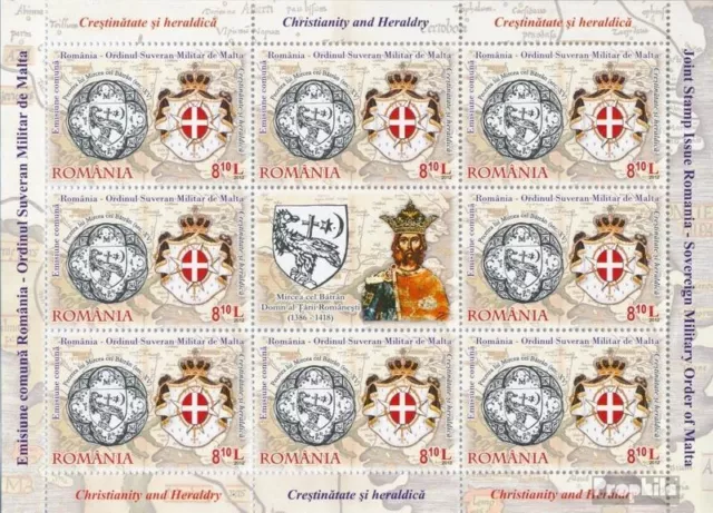 Romania 6667Klb Sheetlet (complete issue) unmounted mint / never hinged 2012 ord