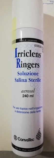 Irriclens Ringers - soluzione salina per detersione ferite - formato spry 240 ml