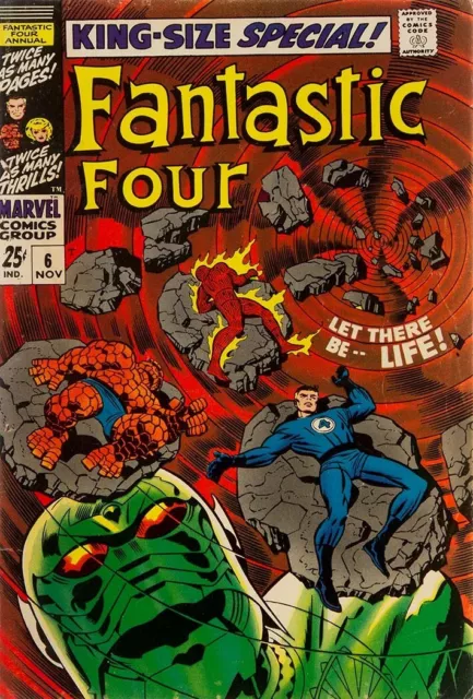 Fantastic Four Annual #6 COVERLESS ( 1st appearance of Annihilus, Marvel, 1968 )