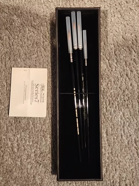 Winsor & Newton SERIES 7 Kolinsky Sable Brushes. Watercolour Fast shipping  