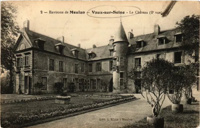 CPA AK Env. de MEULAN - VAUX-sur-SEINE - Le Chateau (358830)