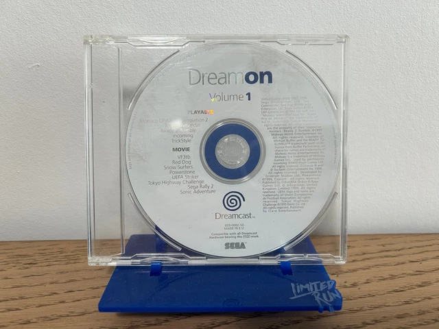 Disque Démo Collector DreamOn Volume 1 (Sega Dreamcast – PAL) - Jeux vidéo