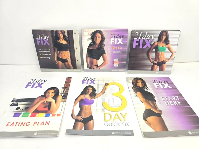 21 DAY FIX DVD Flat Abs Barre Legs Plyo Fix Cardio Workout